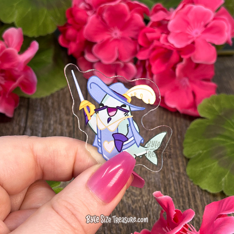 Musketeer Costume Acrylic Pin