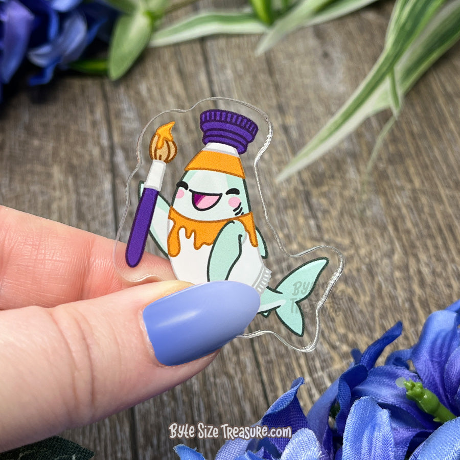 Paint Tube Costume Acrylic Pin