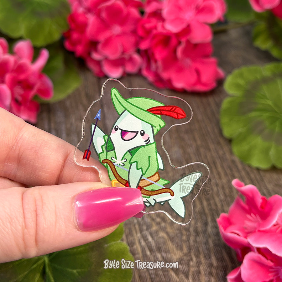 Robin Hood Costume Acrylic Pin