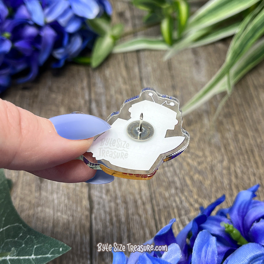 Robot Costume Acrylic Pin