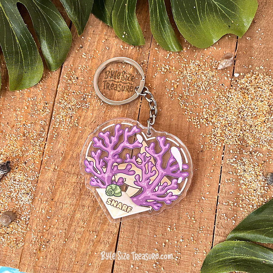 Sandbar Shark Acrylic Keychain