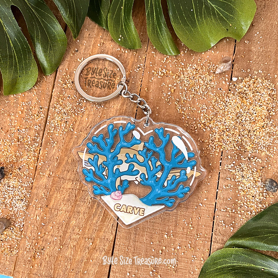 Sand Tiger Shark Acrylic Keychain