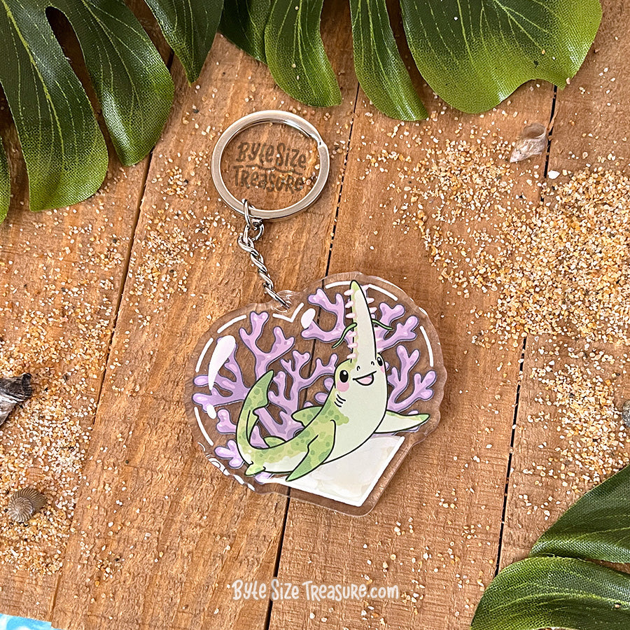 Saw Shark Acrylic Keychain