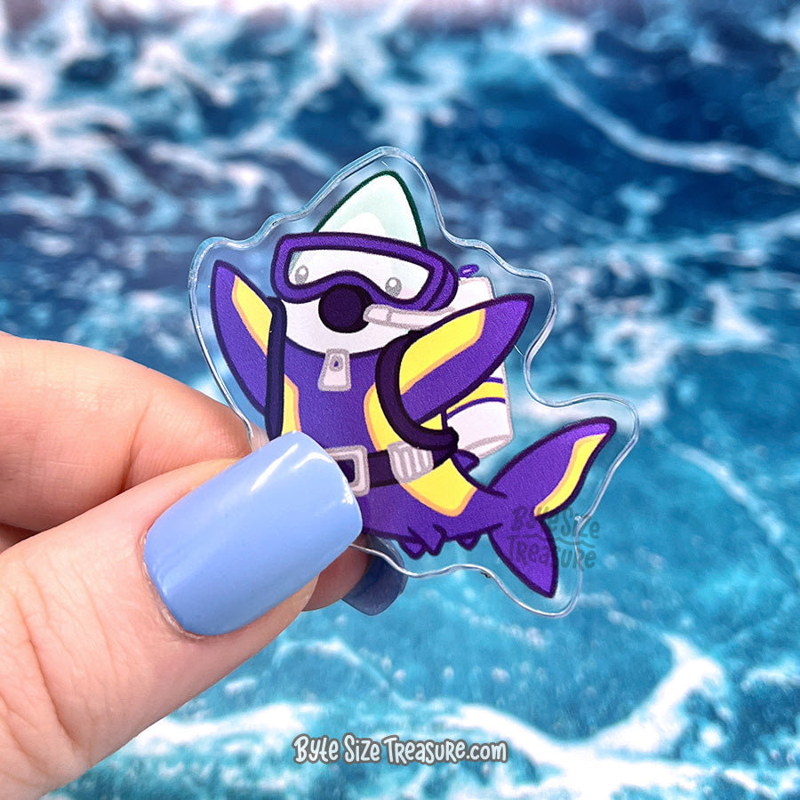 Scuba Diver Costume Acrylic Pin