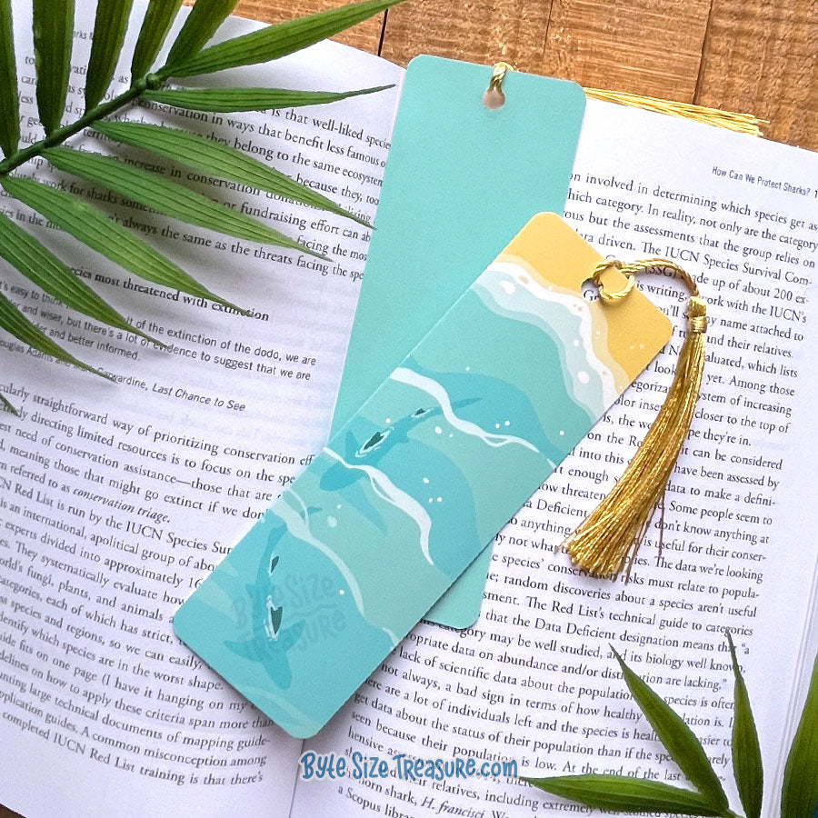 Shark Beach Bookmark