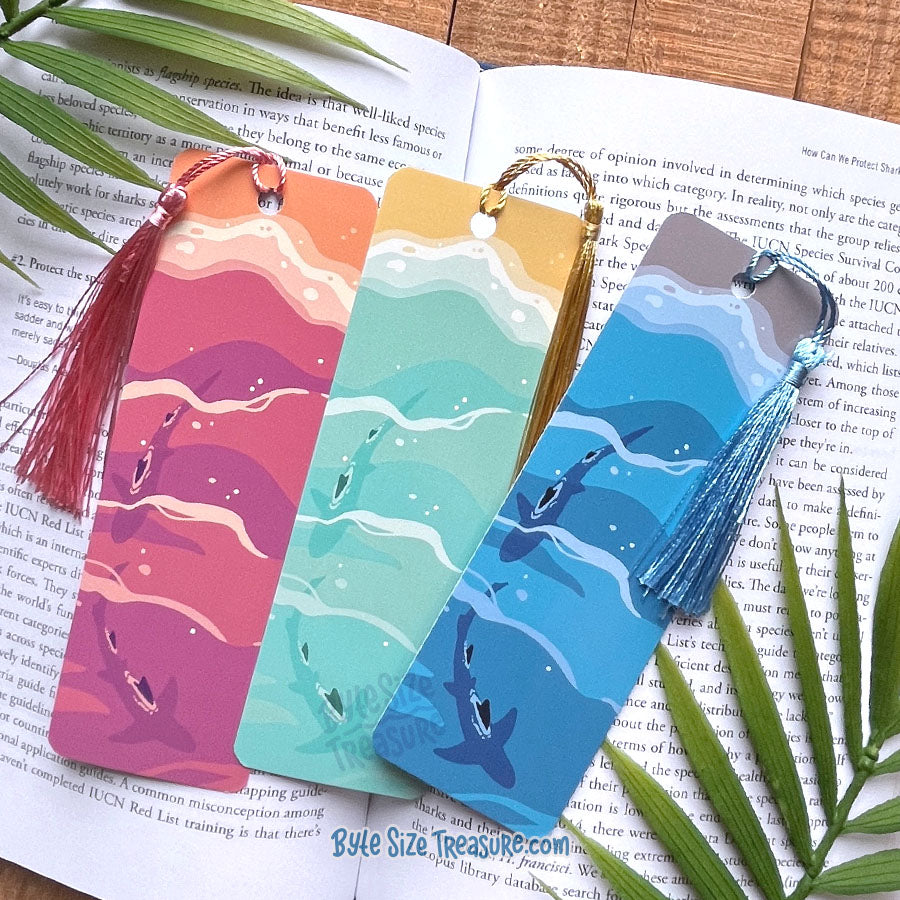 Shark Beach Bookmark