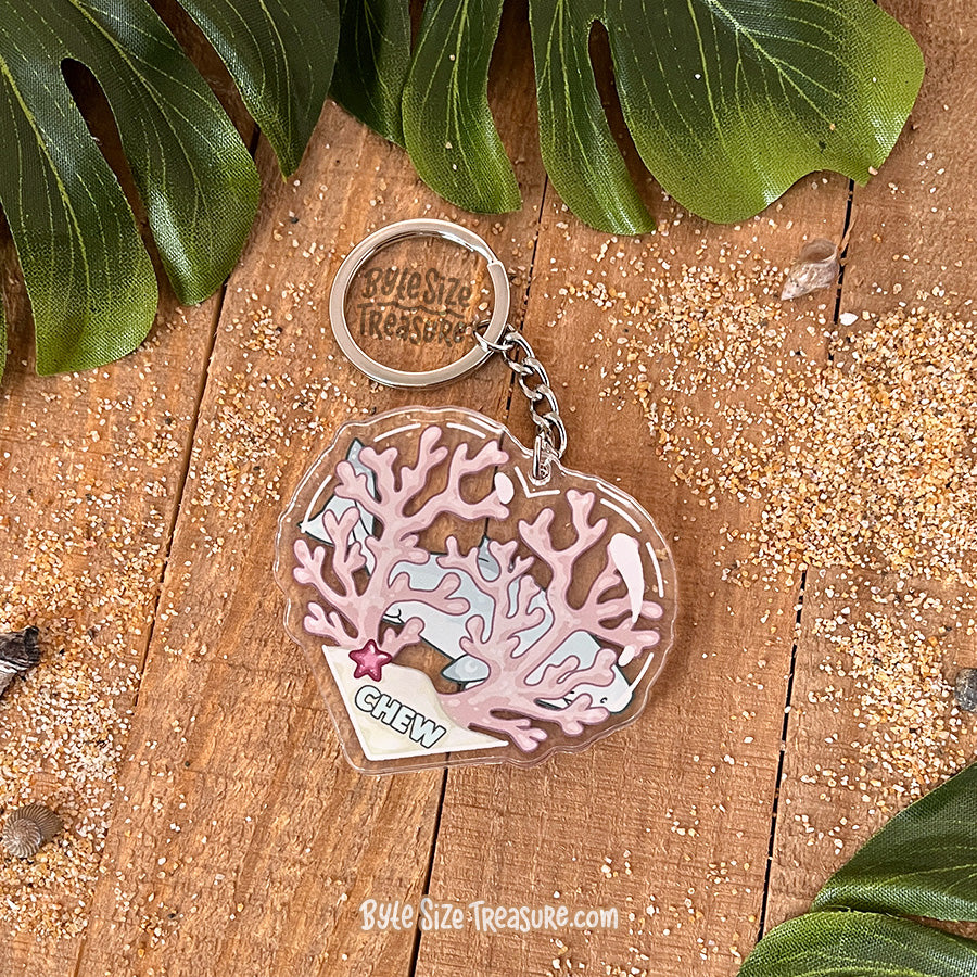 Sleeper Shark Acrylic Keychain