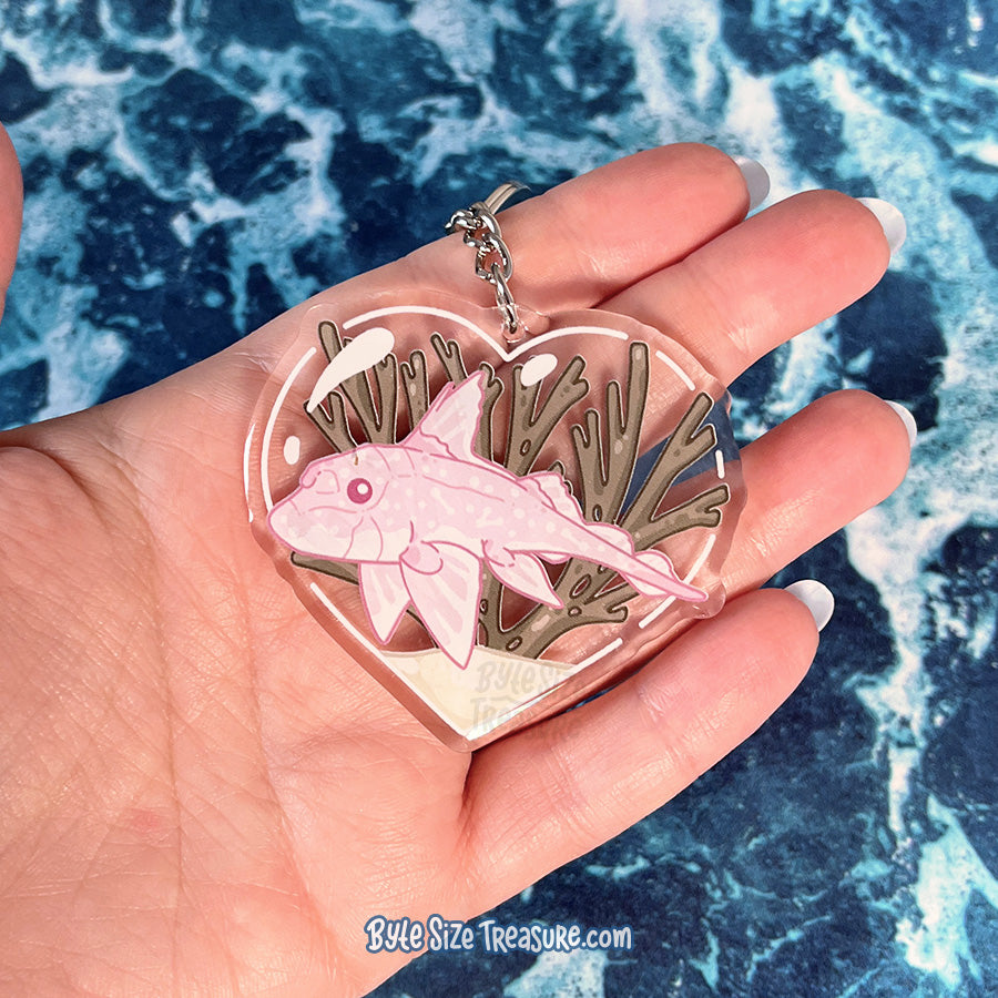 Spotted Ratfish Acrylic Keychain