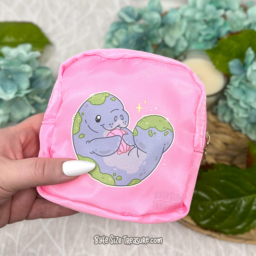 Manatee Zipper Pouch