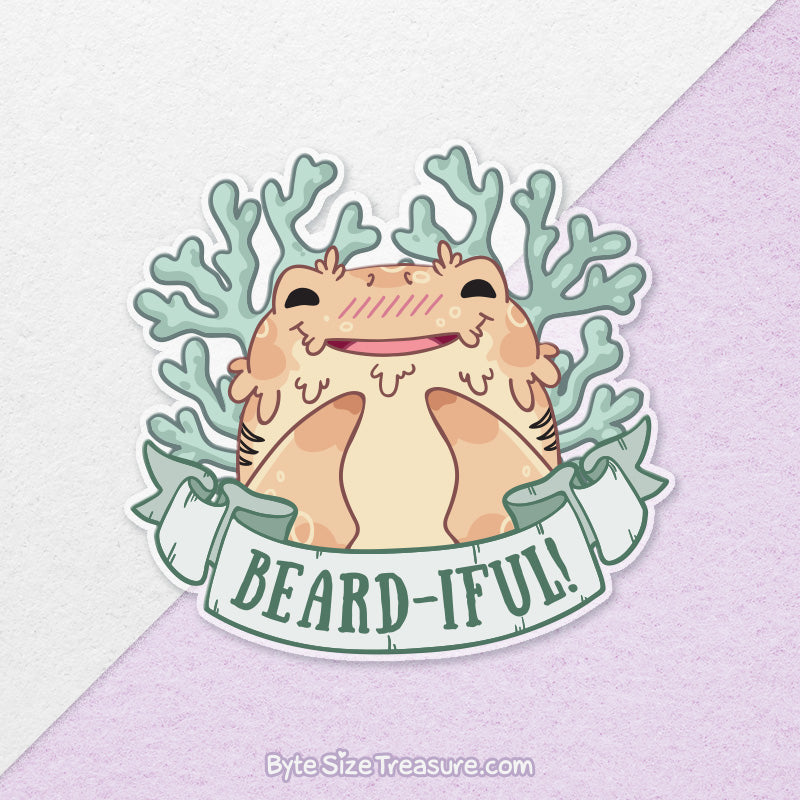 Shark Puns 2 \\ Large Clear Vinyl Sticker