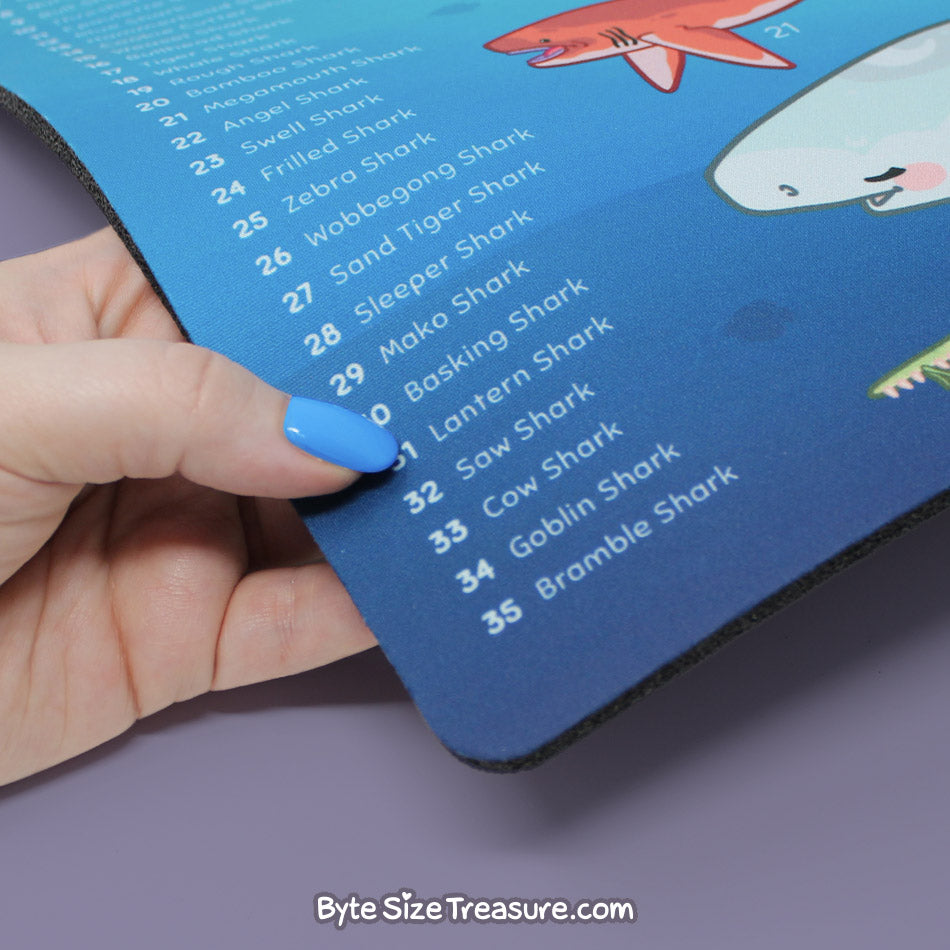 Shark Friends \\ Desk Mat
