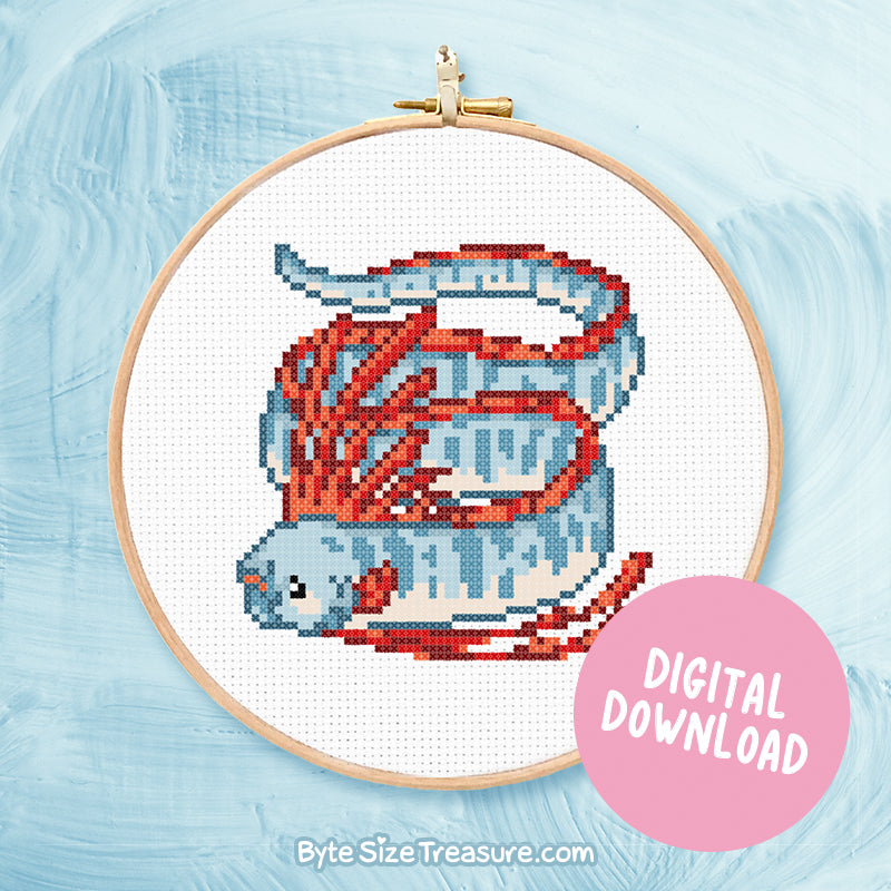 Oarfish // Cross Stitch Pattern