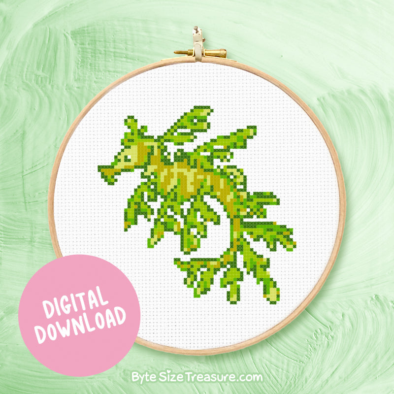 Leafy SeaDragon // Cross Stitch Pattern