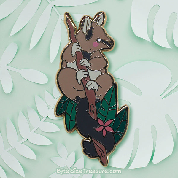 Brushtail Possum Enamel Pin