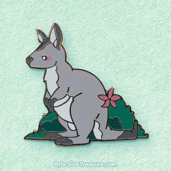 Wallaby Charity Enamel Pin