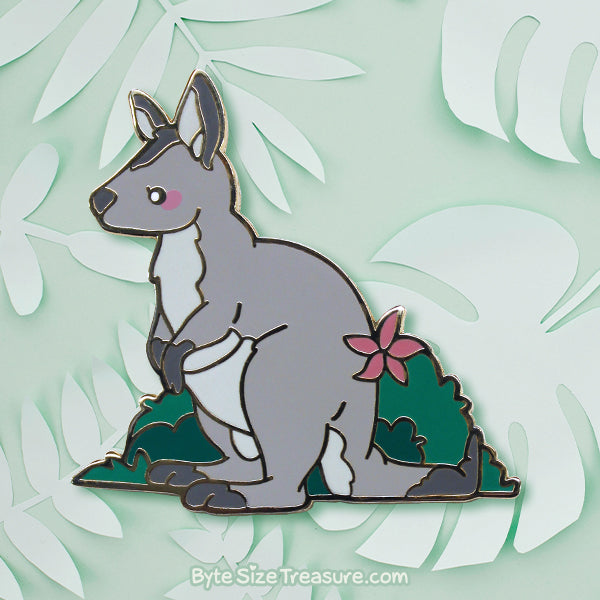 Wallaby Charity Enamel Pin