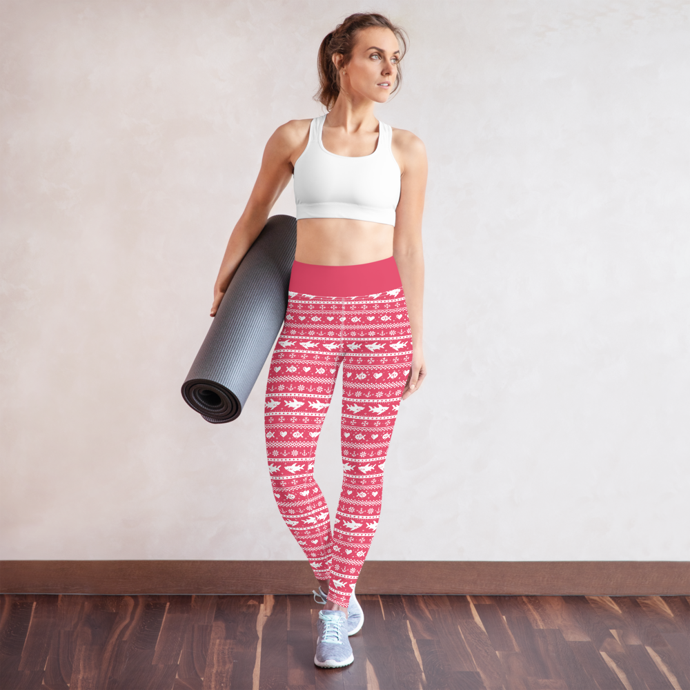 Red & Green Fish-mas \\ Leggings