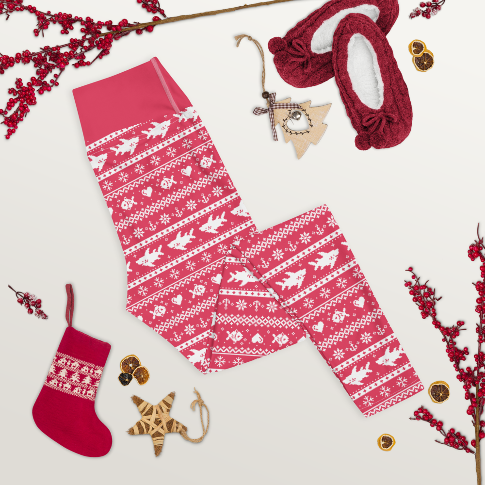 Red & Green Fish-mas \\ Leggings