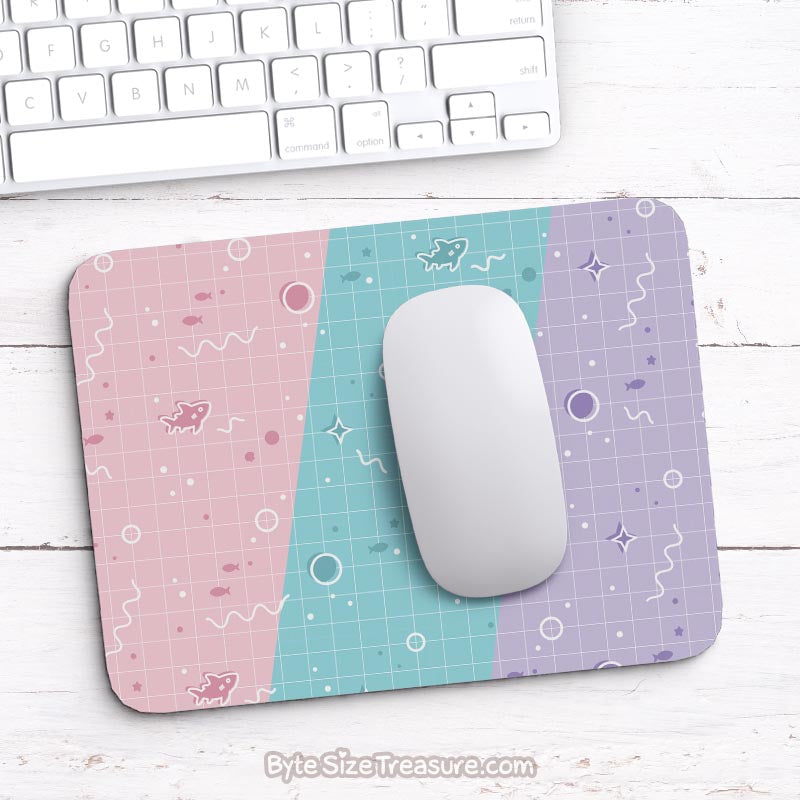 Geometric Sharks \\ Mousepad