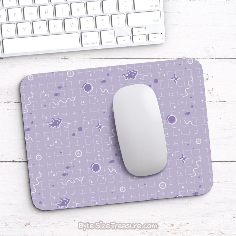 Geometric Sharks \\ Mousepad