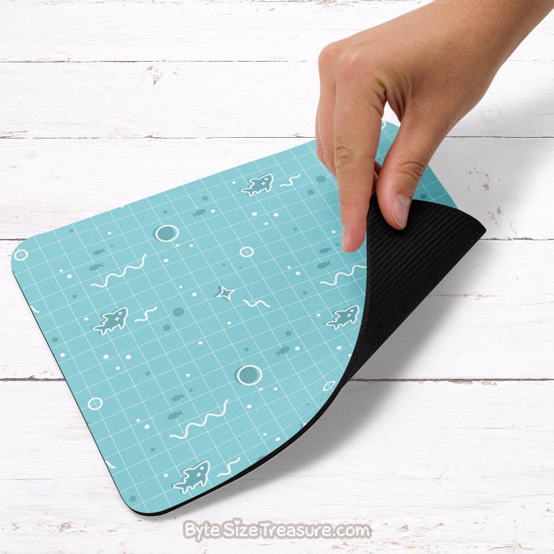 Geometric Sharks \\ Mousepad