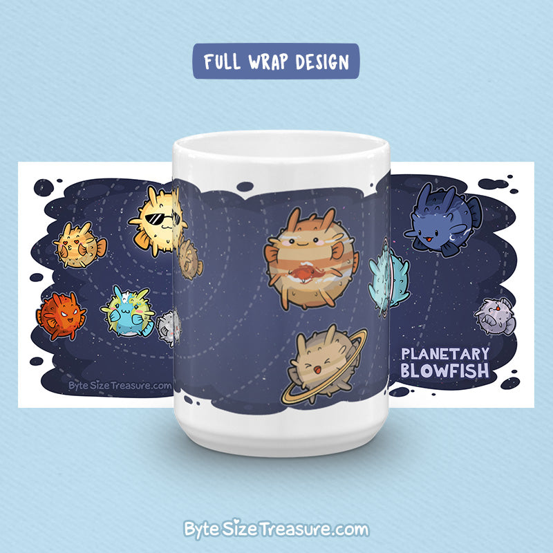 Planetary Blowfish \\ Coffee Mug