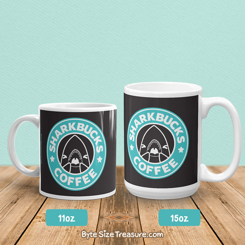 Sharkbucks Coffee \\ Coffee Mug