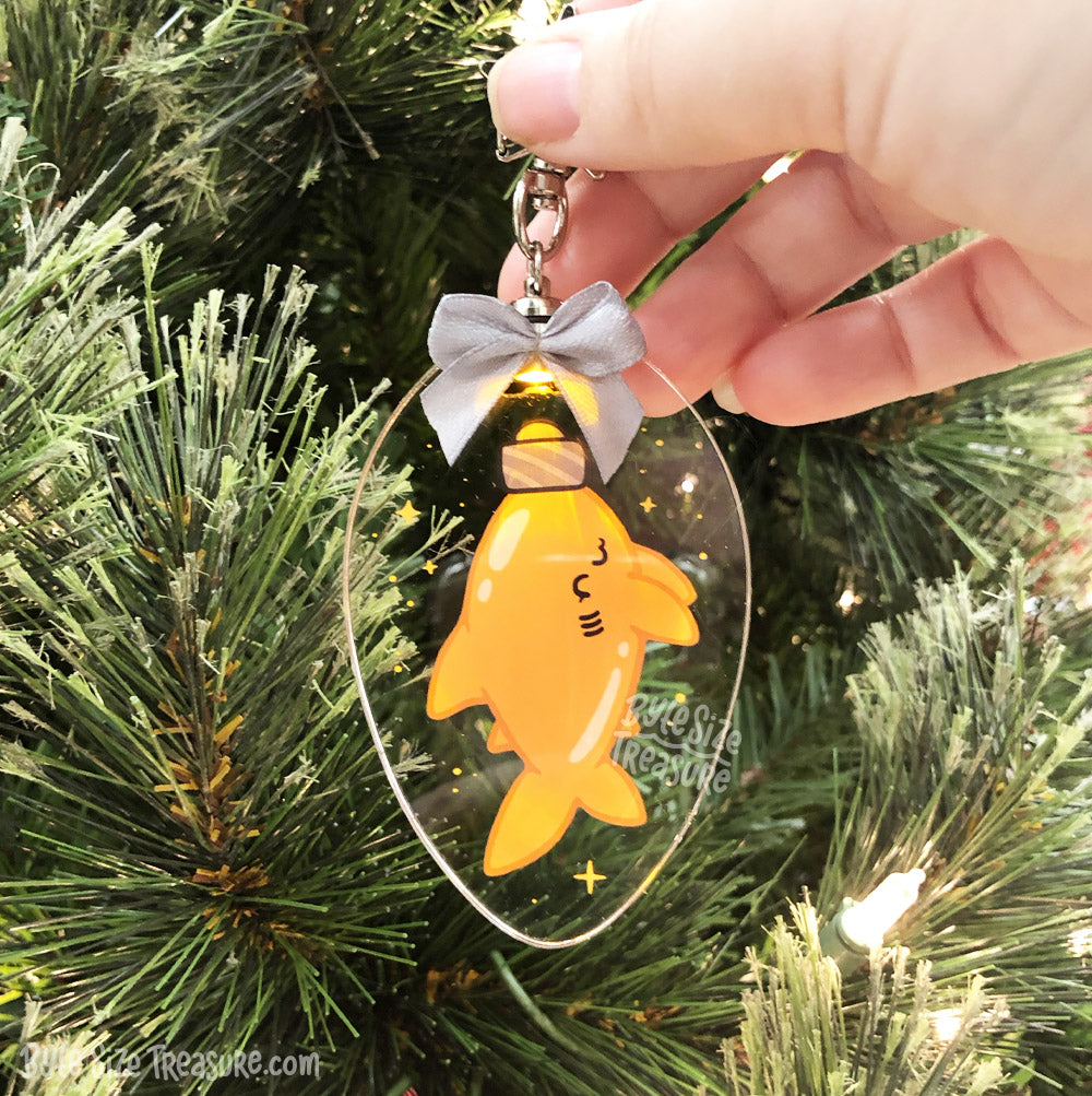Light-Up Shark Light Ornaments
