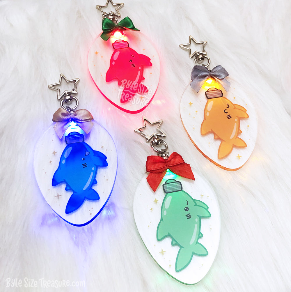 Light-Up Shark Light Ornaments