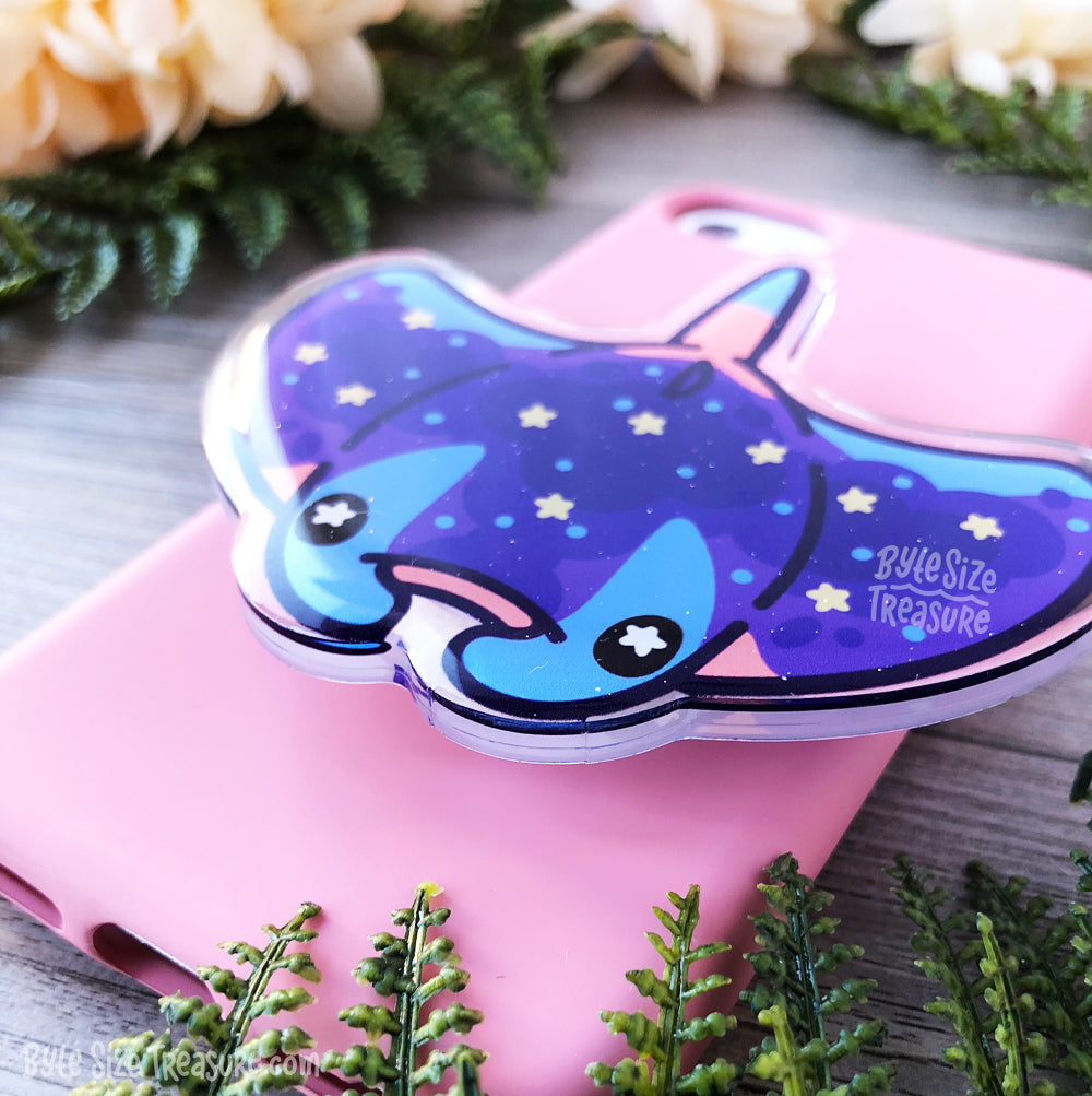 Manta Ray Acrylic Phone Holder