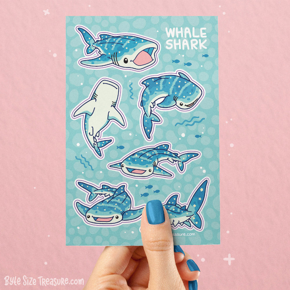 Whale Shark Sticker Sheet