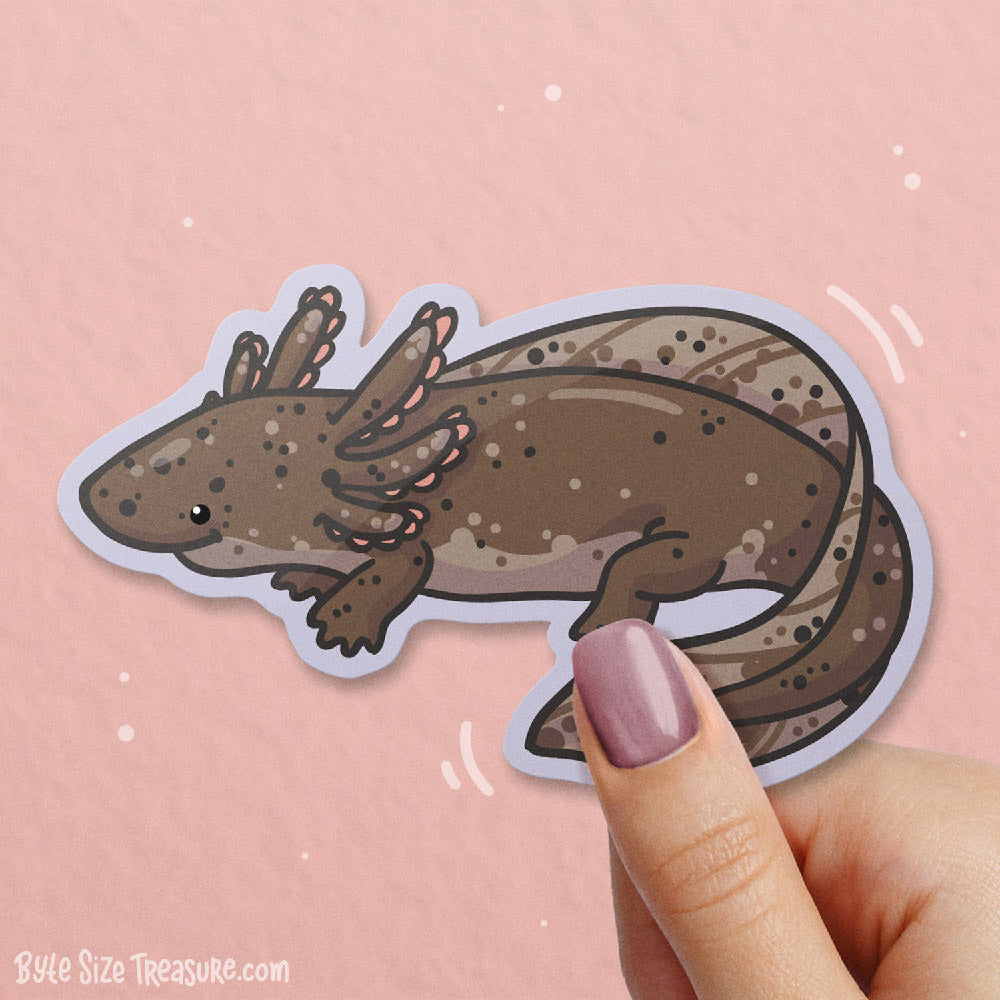Axolotl \\ Vinyl Sticker