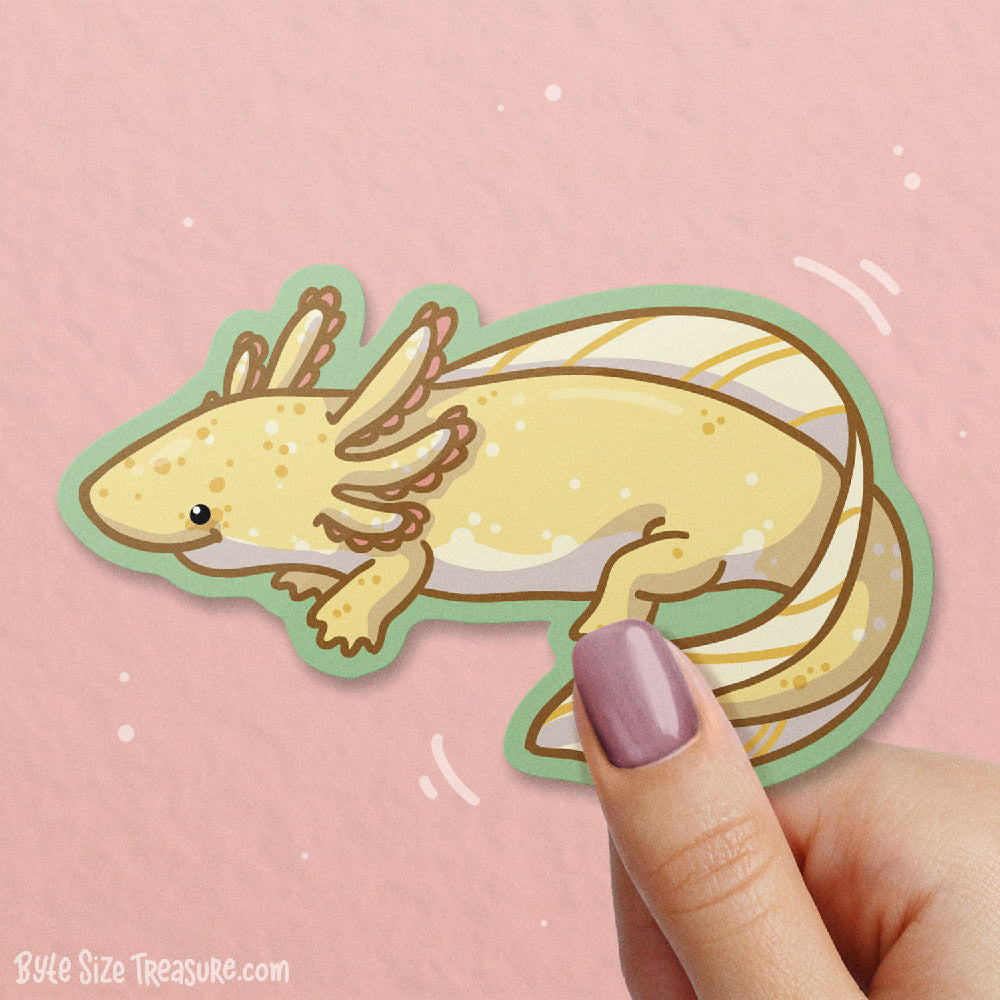 Axolotl \\ Vinyl Sticker