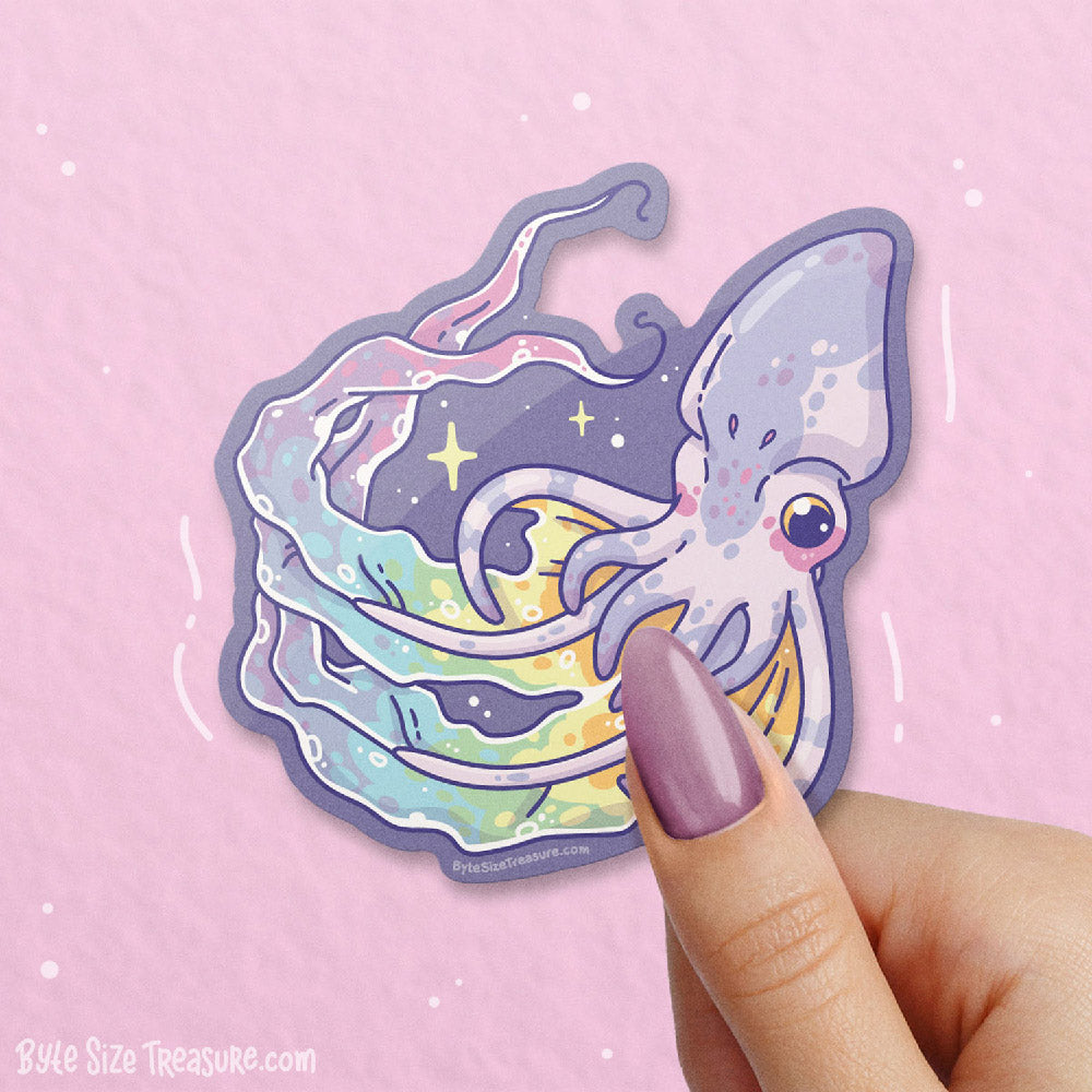 Blanket Octopus Vinyl Sticker