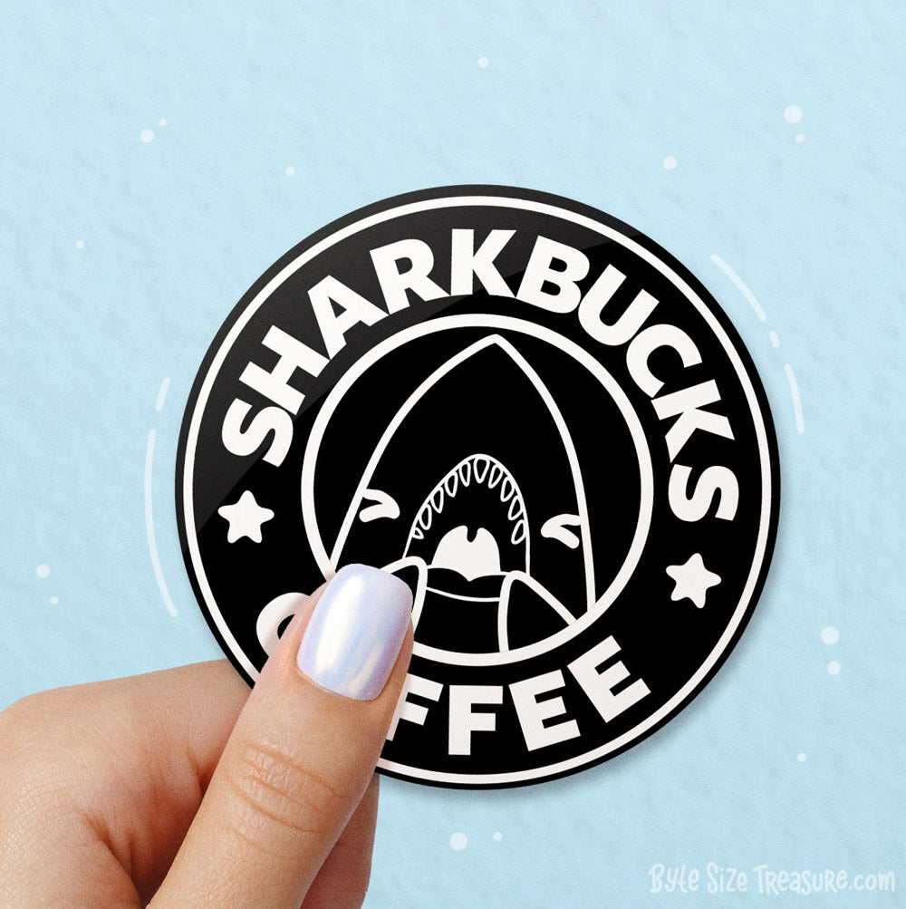 Sharkbucks \\ Vinyl Sticker
