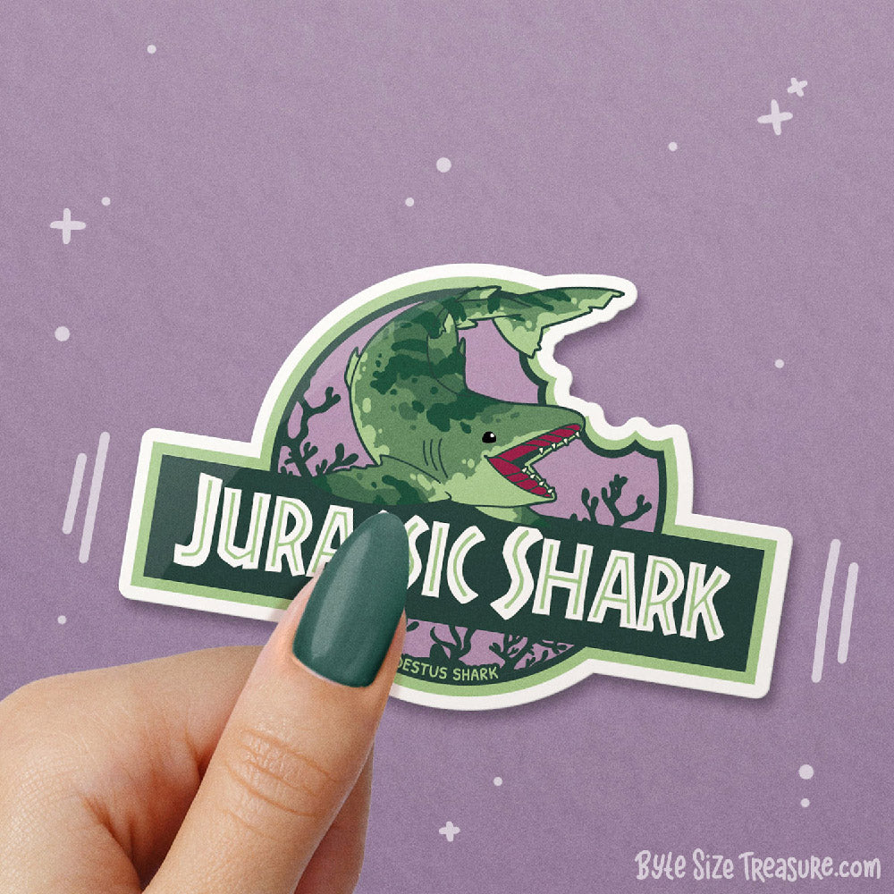 Jurassic Shark \\ Vinyl Sticker