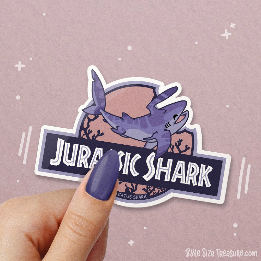 Jurassic Shark \\ Vinyl Sticker