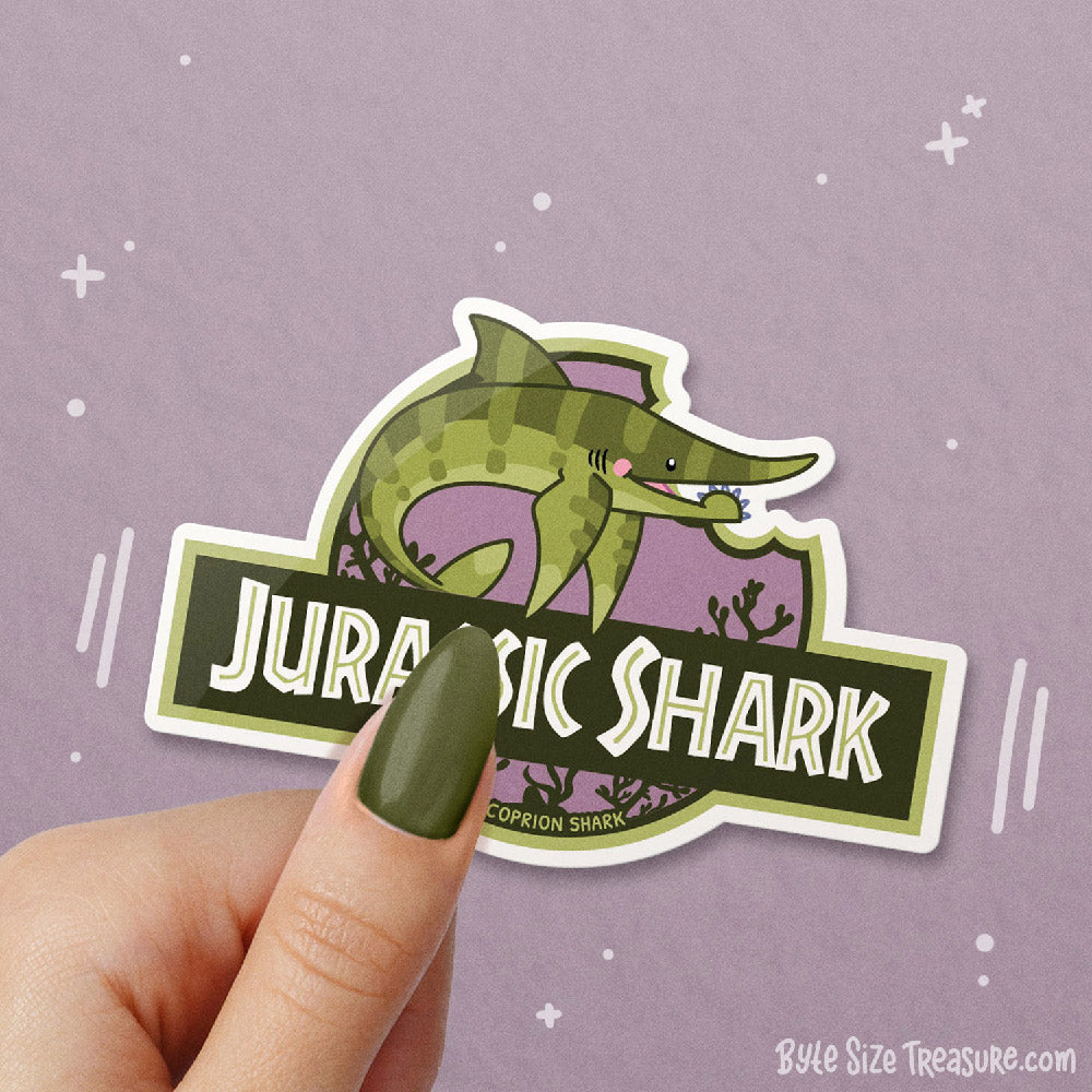 Jurassic Shark \\ Vinyl Sticker