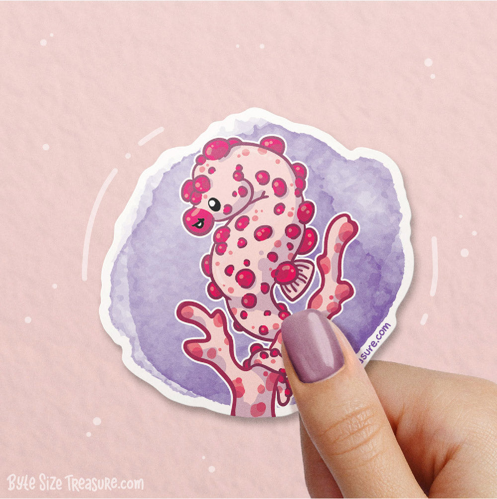Pygmy Seahorse \\ Vinyl Sticker