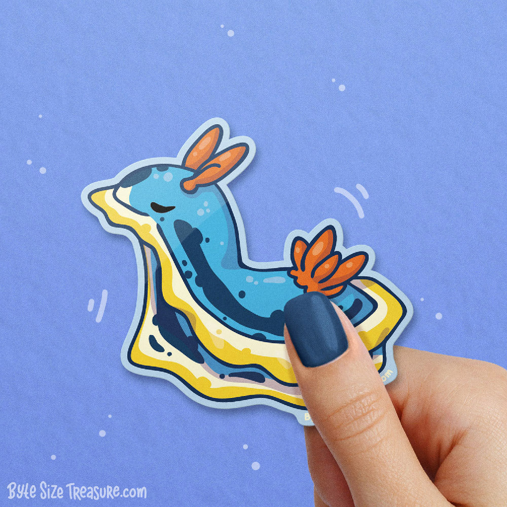 Chromodoris Annae Nudibranch \\ Vinyl Sticker