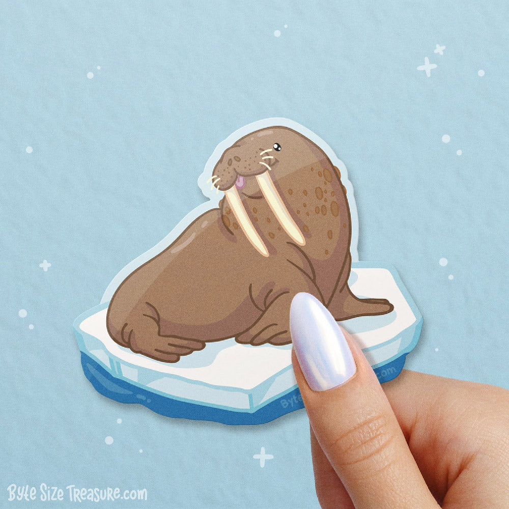 Walrus \\ Vinyl Sticker