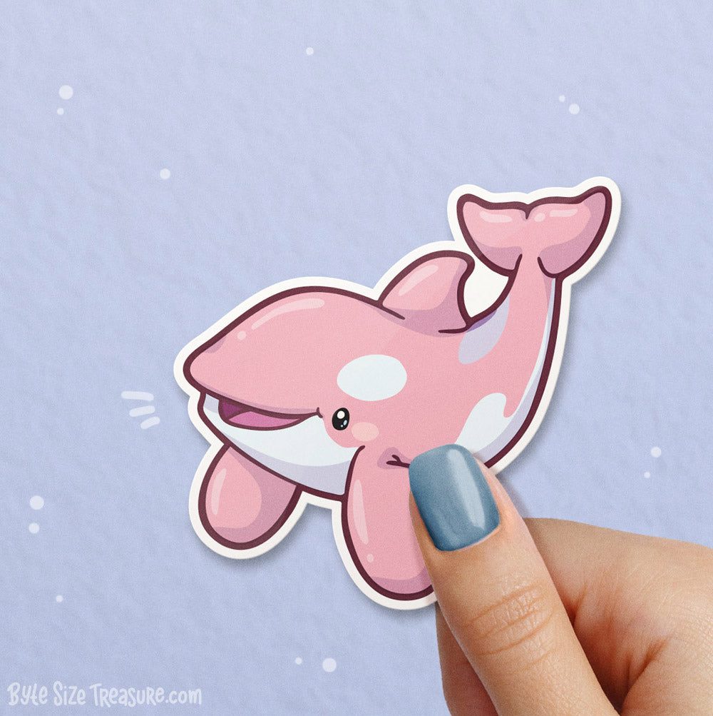 Orcas \\ Vinyl Sticker