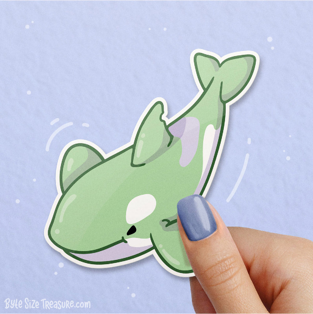 Orcas \\ Vinyl Sticker