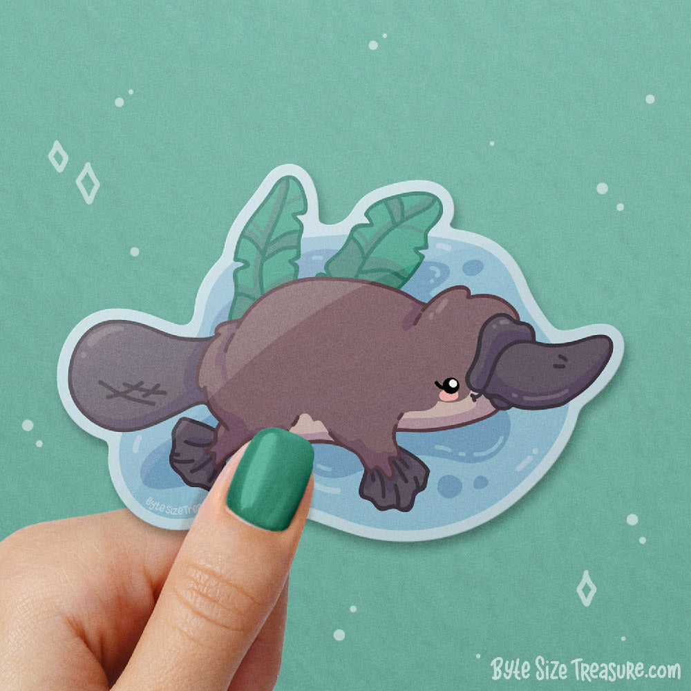 Duckbilled Platypus \\ Vinyl Sticker