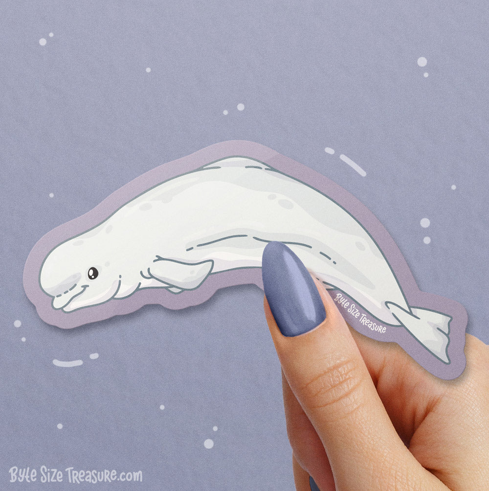 Beluga \\ Vinyl Sticker