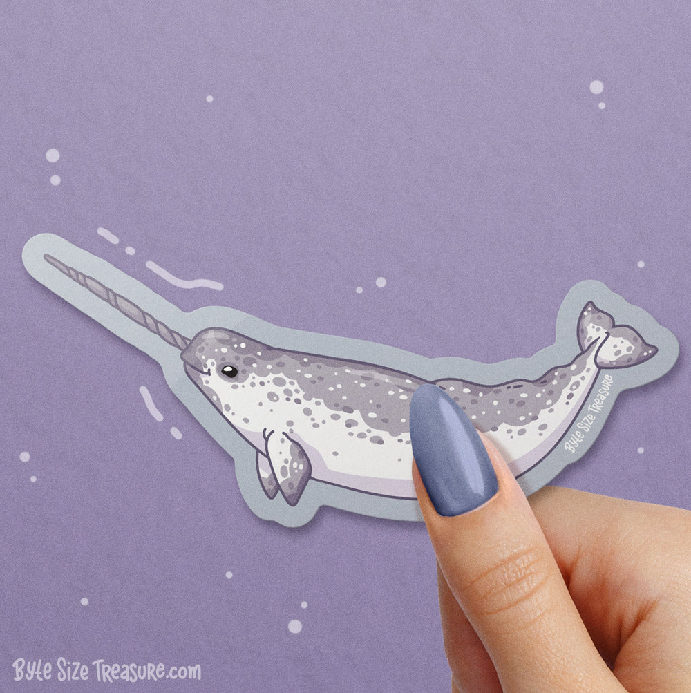 Narwhal \\ Vinyl Sticker