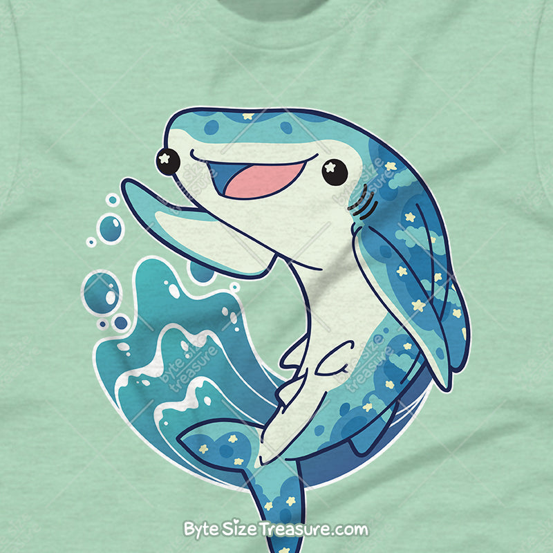 Cute Happy Whale Shark \\ Short-Sleeve Unisex T-Shirt