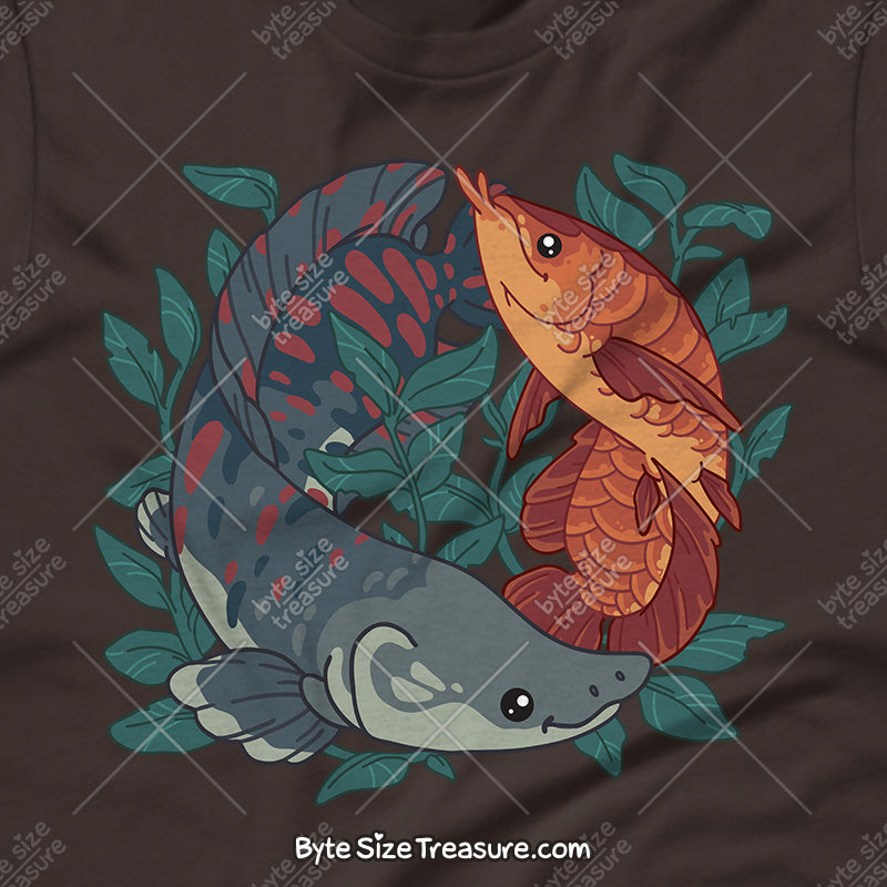 Arapaima &amp; Arowana \\ Short-Sleeve Adult Unisex T-Shirt