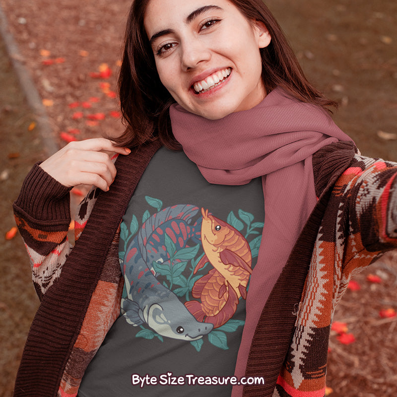 Arapaima & Arowana \\ Short-Sleeve Adult Unisex T-Shirt
