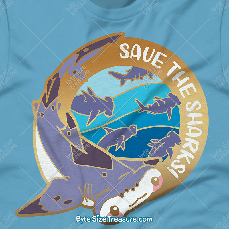 Save The Hammerhead Sharks \\ Short-Sleeve Unisex T-Shirt